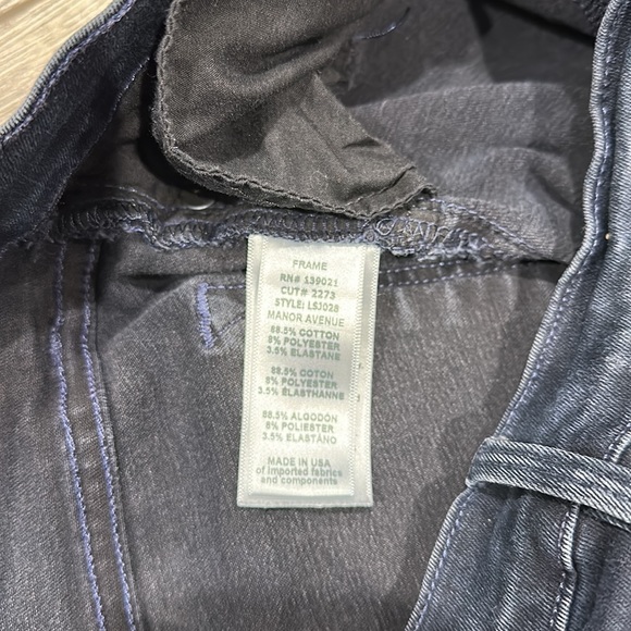 • Frame Denim • Women’s Le Skinny De Jeanne Skinny Leg Manor Avenue Blue 27 - Picture 5 of 5